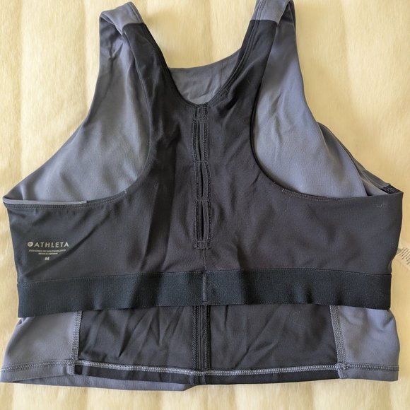ATHLETA POWERVITA CONSCIOUS CROP SPORTS BRA - SZ M - COLOR BLOCK - Picture 5 of 7